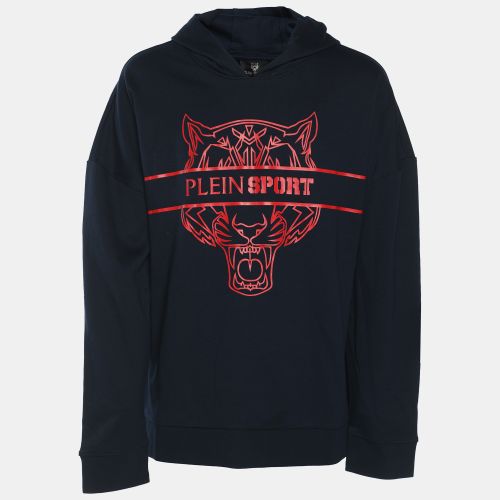 Jersey Tiger Print Hoodie L - Plein Sport - Modalova