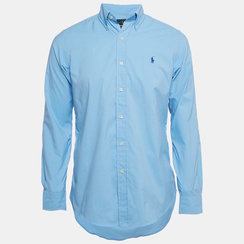 Logo Embroidered Poplin Slim Fit Shirt S - Polo Ralph Lauren - Modalova