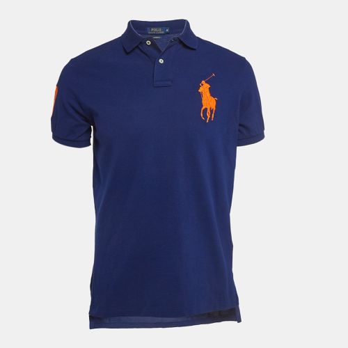 Logo Embroidered Cotton Pique Polo T-Shirt M - Polo Ralph Lauren - Modalova