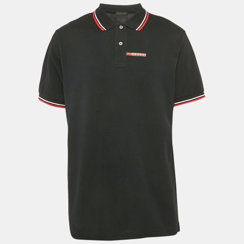 Cotton Pique Polo T-Shirt XXL - Prada - Modalova