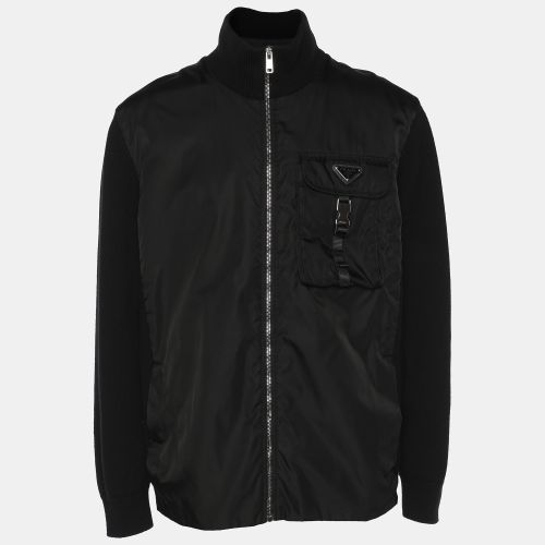 Re-Nylon and Virgin Wool Zip Jacket XXL - Prada - Modalova