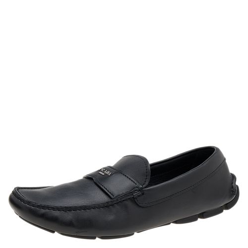 Leather Slip On Loafers Size 42 - Prada - Modalova