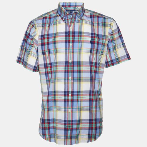 Muliticolor Cotton Checkered Half Sleeve Shirt M - Ralph Lauren - Modalova