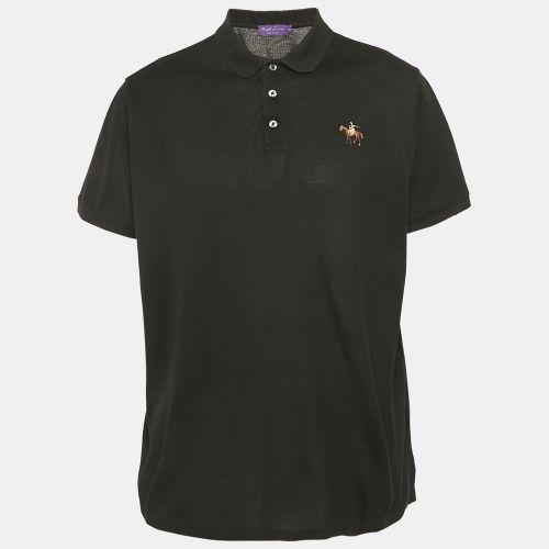 Pique Cotton Polo T-Shirt XXL - Ralph Lauren Purple Label - Modalova