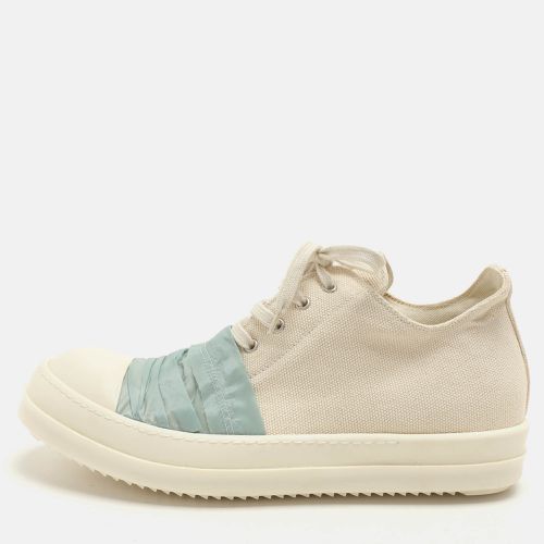 Canvas and Nylon Overlay Low Top Sneakers Size 45 - Rick Owens - Modalova