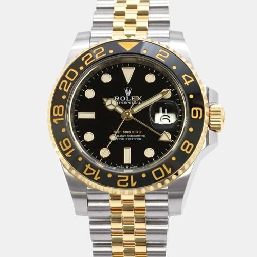 K Yellow Gold Stainless Steel GMT-Master II 126713GRNR Automatic Men's Wristwatch 40 mm - Rolex - Modalova