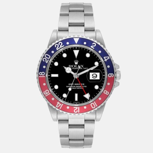 GMT Master II Blue Red Pepsi Bezel Steel Men's Watch 40.0 mm - Rolex - Modalova