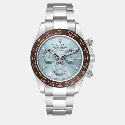 Daytona Ice Diamond Dial Platinum Chronograph Watch 116506 - Rolex - Modalova