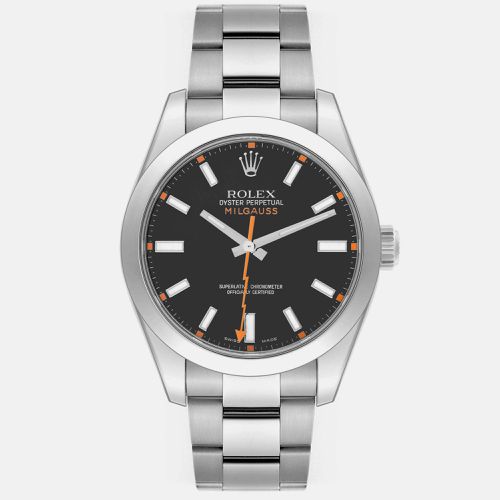 Milgauss Dial Steel Men's Watch 40.0 mm - Rolex - Modalova