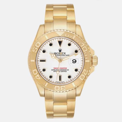 Yachtmaster Yellow Gold Dial Men's Watch 16628 40 mm - Rolex - Modalova