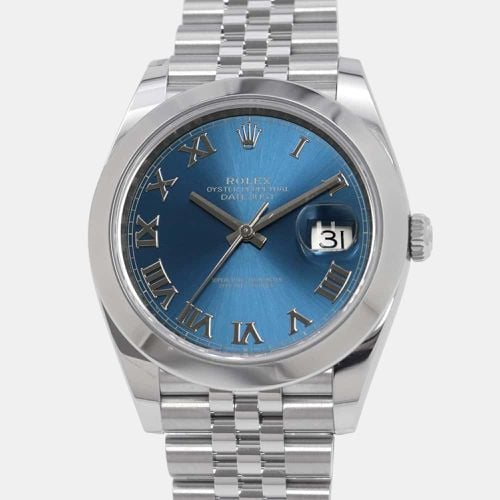 Stainless Steel Datejust 126300 Automatic Men's Wristwatch 41 mm - Rolex - Modalova