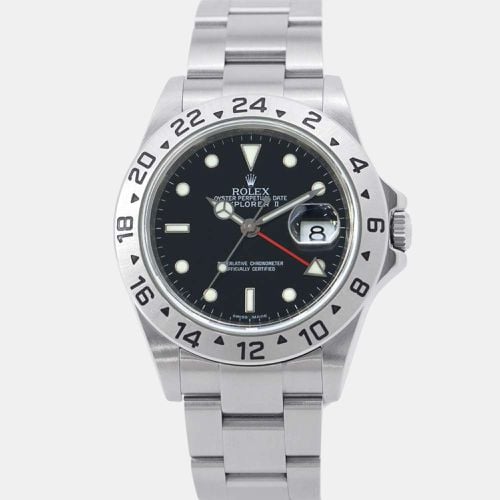 Stainless Steel Explorer II 16570 Automatic Men's Wristwatch 40 mm - Rolex - Modalova