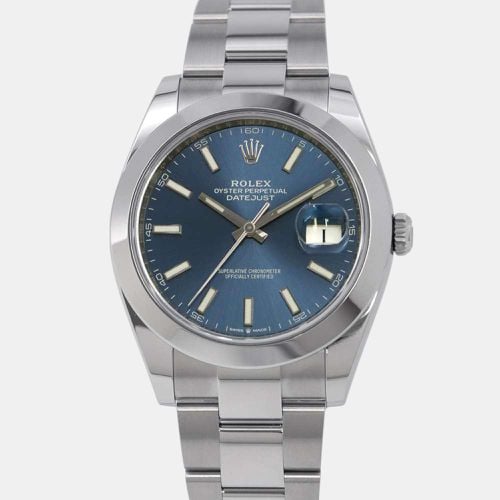 Stainless Steel Datejust 126300 Automatic Men's Wristwatch 41 mm - Rolex - Modalova