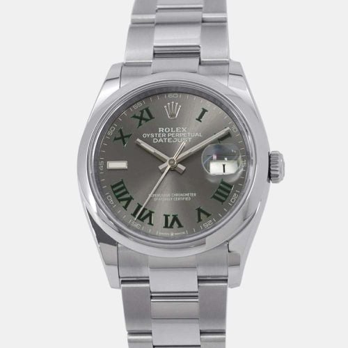 Stainless Steel Datejust 126200 Automatic Men's Wristwatch 36 mm - Rolex - Modalova