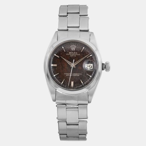 Stainless Steel Oyster Perpetual Date 1500 Automatic Women's Wristwatch 34mm - Rolex - Modalova