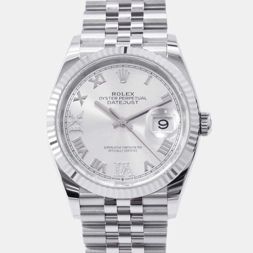 K White Gold Stainless Steel Datejust 126234 Automatic Men's Wristwatch 36 mm - Rolex - Modalova