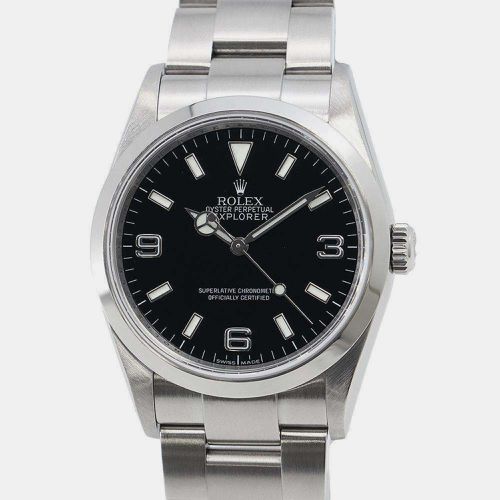 Stainless Steel Explorer 114270 Automatic Men's Wristwatch 36 mm - Rolex - Modalova