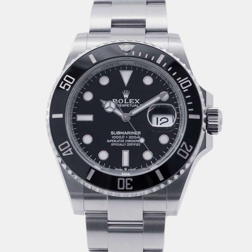 Stainless Steel Submariner Automatic Men's Wristwatch 41 mm - Rolex - Modalova