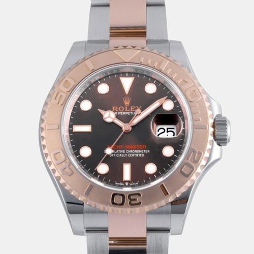 K Rose Gold And Stainless Steel Yacht-Master 126621 Automatic Men's Wristwatch 40 mm - Rolex - Modalova