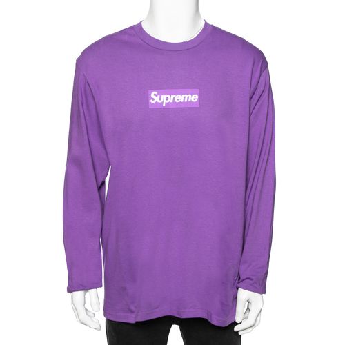 Cotton Logo Printed Crew Neck T-Shirt L - Supreme - Modalova