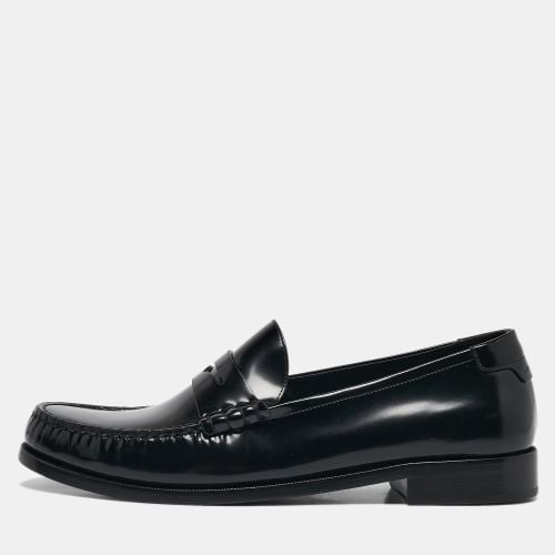 Saint Laurent Leather Slip On Loafers Size 44 - Saint Laurent Paris - Modalova