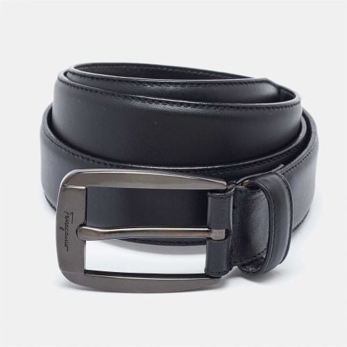 Leather Buckle Belt 80CM - Salvatore Ferragamo - Modalova