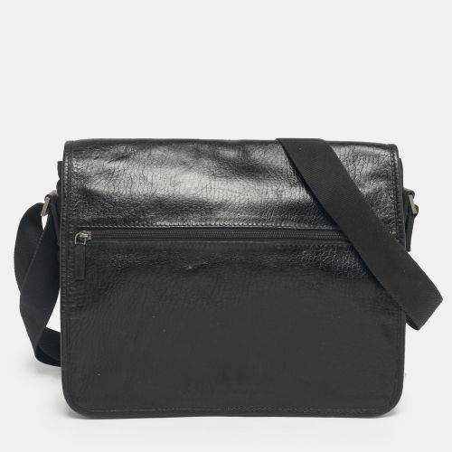 Leather and Nylon Flap Messenger Bag - Salvatore Ferragamo - Modalova