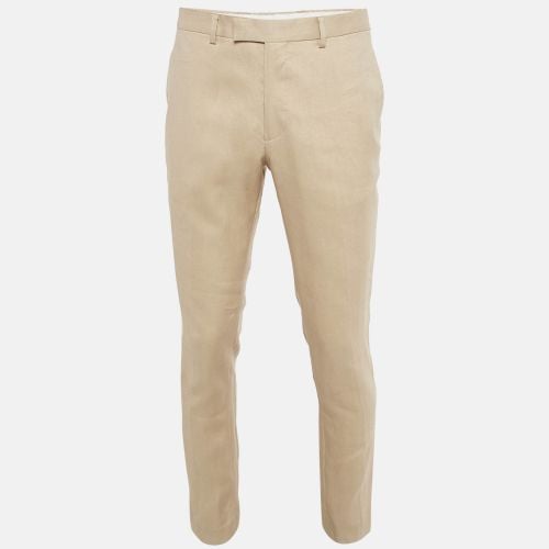 Linen Regular Fit Trousers M - Sandro - Modalova