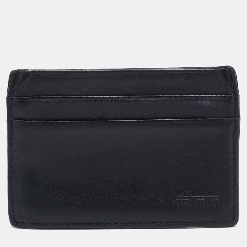 TUMI Black Leather Card Holder - TUMI - Modalova