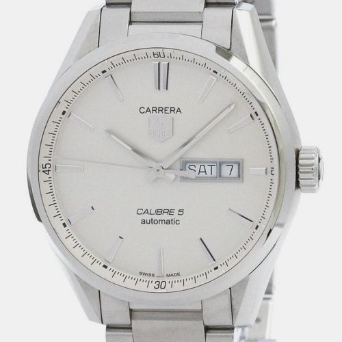 Stainless Steel Carrera WAR201B Automatic Men's Wristwatch 41 mm - Tag Heuer - Modalova