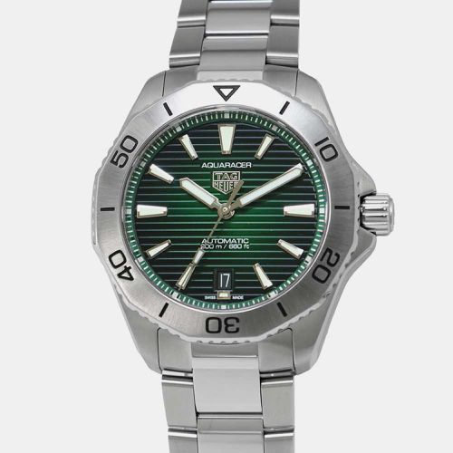 Stainless Steel Dial Aquaracer Professional 200 Date Wristwatch 40mm - Tag Heuer - Modalova