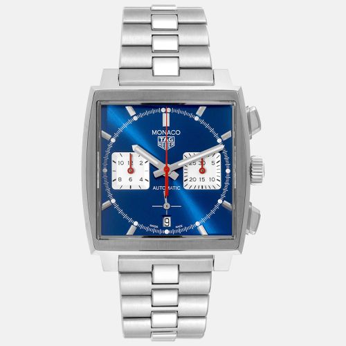 Stainless Steel Monaco Automatic Men's Wristwatch 39 mm - Tag Heuer - Modalova