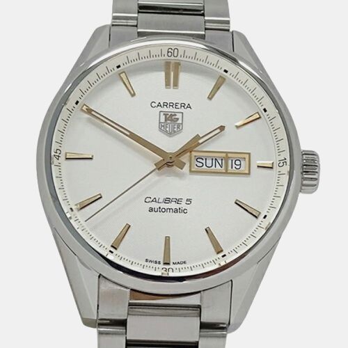 Stainless Steel Carrera WAR201D Automatic Men's Wristwatch 41 mm - Tag Heuer - Modalova