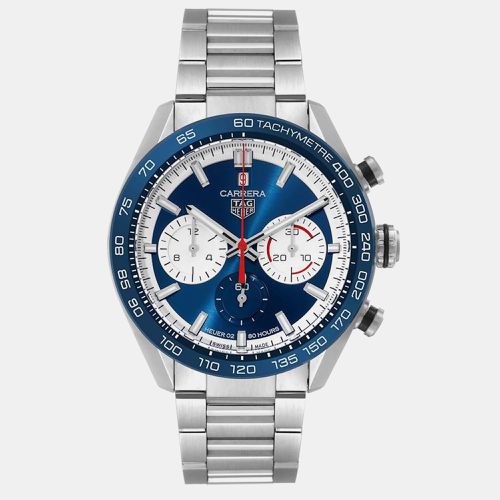 Stainless Steel Carrera CBN2A1E Automatic Men's Wristwatch 44 mm - Tag Heuer - Modalova