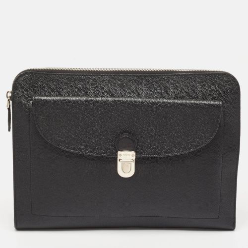 Tod's Black Leather Zip Pouch - Tod's - Modalova