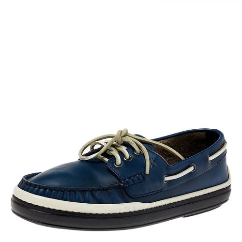 Leather Lace Up Boat Shoes Size 39.5 - Tod's - Modalova