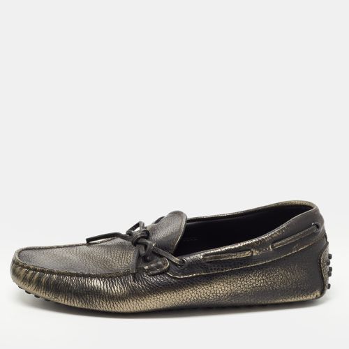 Leather Bow Slip On Loafers Size 42.5 - Tod's - Modalova