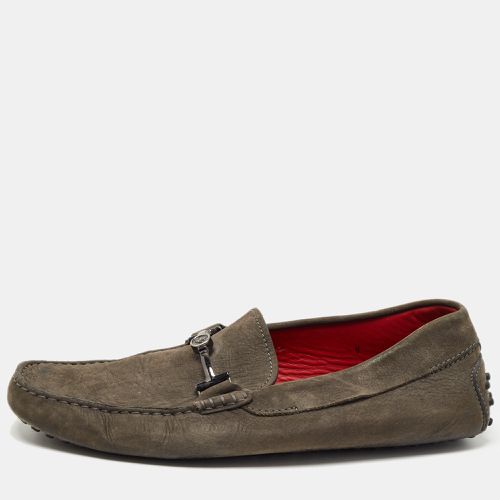 Tods Nubuck Gommino Double T Driving Loafers Size 43 - Tod's - Modalova