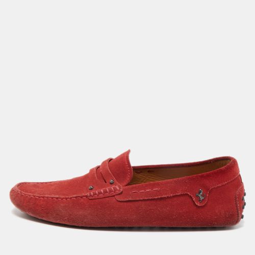 By Ferrari Suede Penny Loafers Size 42 - Tod's - Modalova