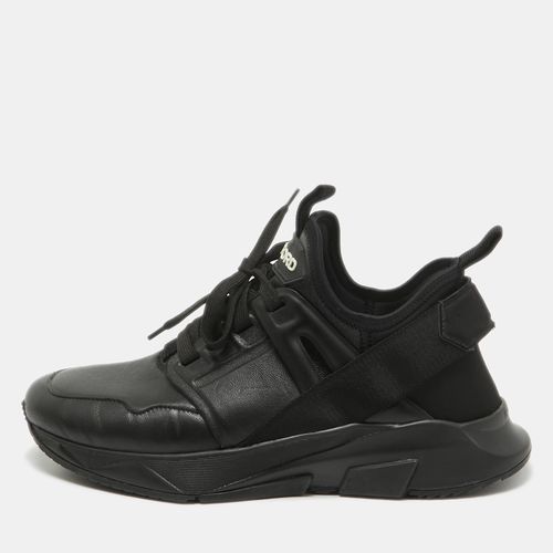 Leather and Neoprene Jago Lace Up Sneakers Size 41 - Tom Ford - Modalova