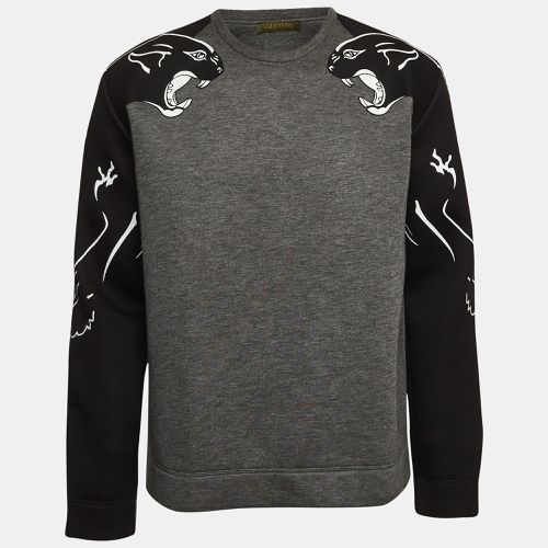 Panther Print Neoprene Sweatshirt M - Valentino - Modalova