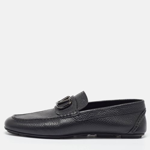 Leather Escape V logo Slip On Loafers Size 43 - Valentino - Modalova