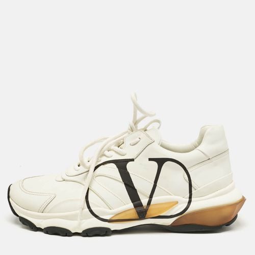 Leather VLogo Lace Up Sneakers Size 42.5 - Valentino - Modalova