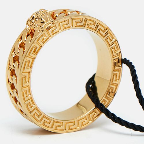 Medusa Head Chain Tone Ring Size 62 - Versace - Modalova