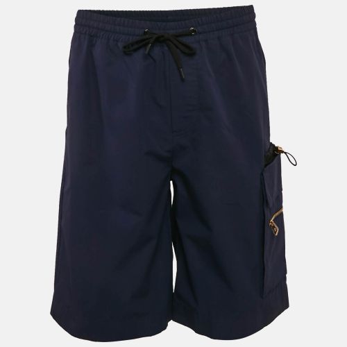 Cotton Poplin Pocket Detail Shorts S - Versace - Modalova