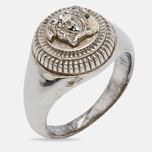 Medusa Biggie Tone Ring Size 59 - Versace - Modalova