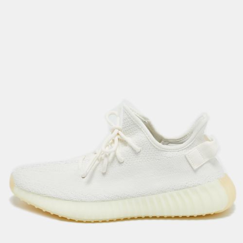 Knit Fabric Boost 350 V2 Cream Sneakers Size 42 2/3 - Yeezy x Adidas - Modalova