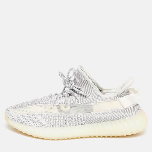 Grey Knit Fabric Boost 350 V2 Static (Non Reflective) Sneakers Size 46 - Yeezy x Adidas - Modalova