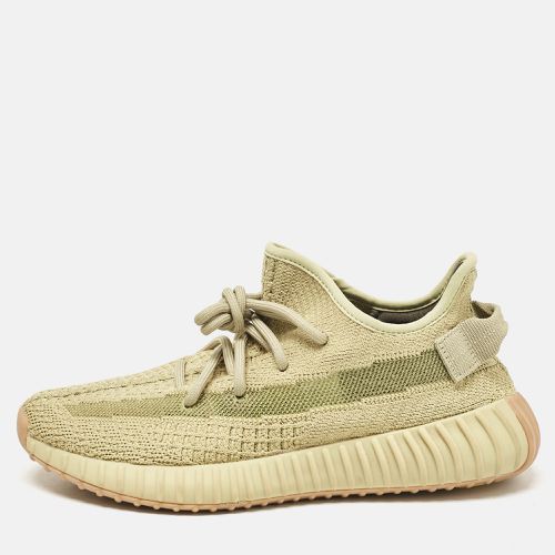 Knit Fabric Boost 350 V2 Sulfur Sneakers Size 38 2/3 - Yeezy x Adidas - Modalova