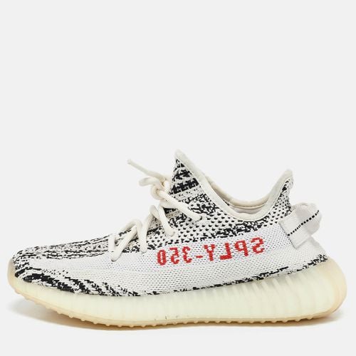 Black Knit Fabric Boost 350 V2 Zebra Sneakers Size 37 1/3 - Yeezy x Adidas - Modalova